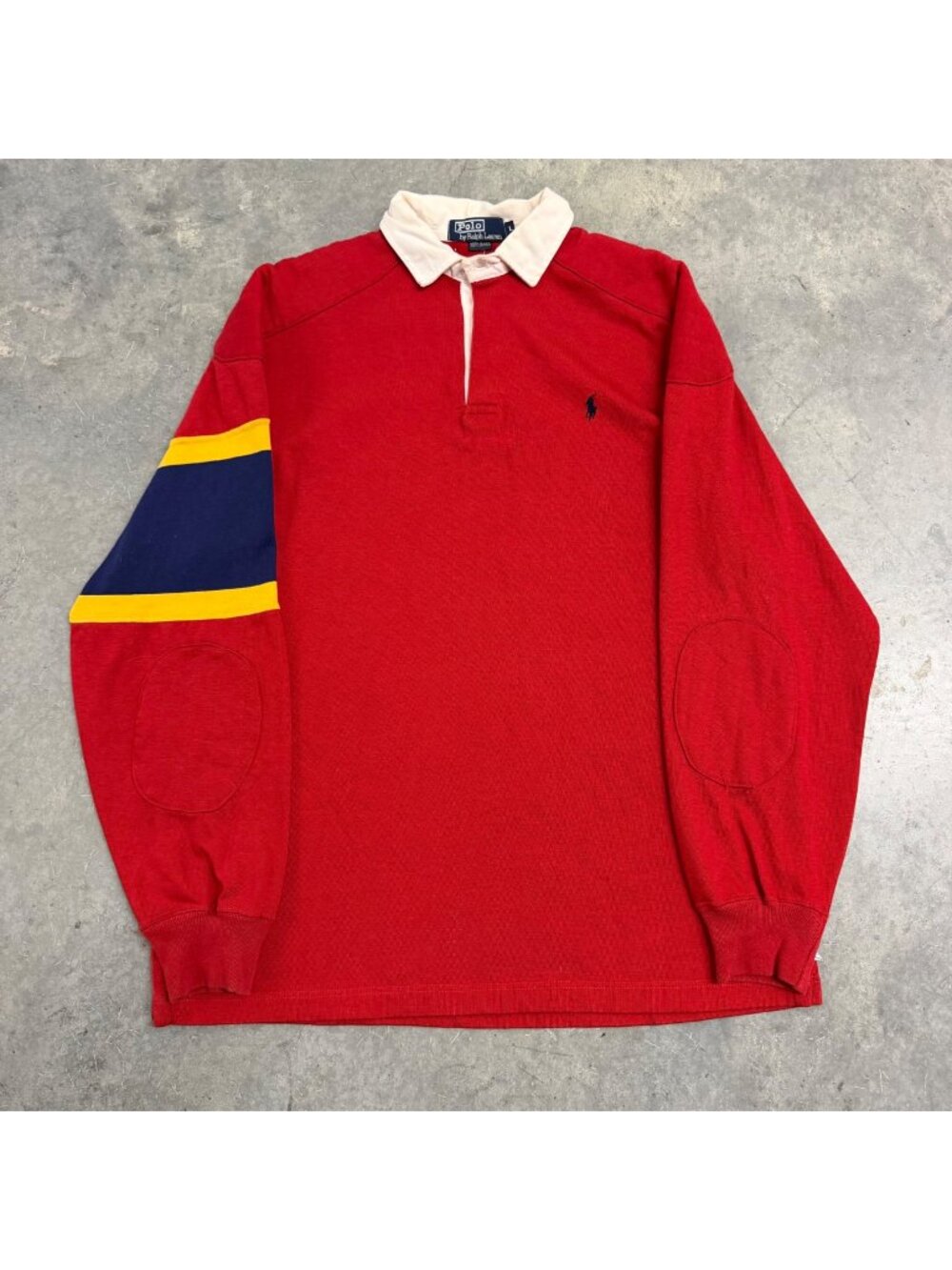 Polo Ralph Lauren 1980s Made in USA Rugby Shirt